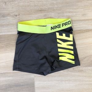 Nike PRO Spandex Green and Grey